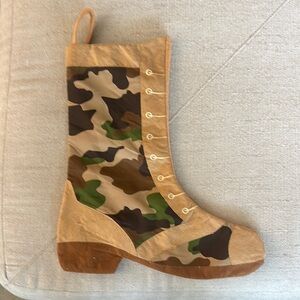Camouflage Christmas stocking